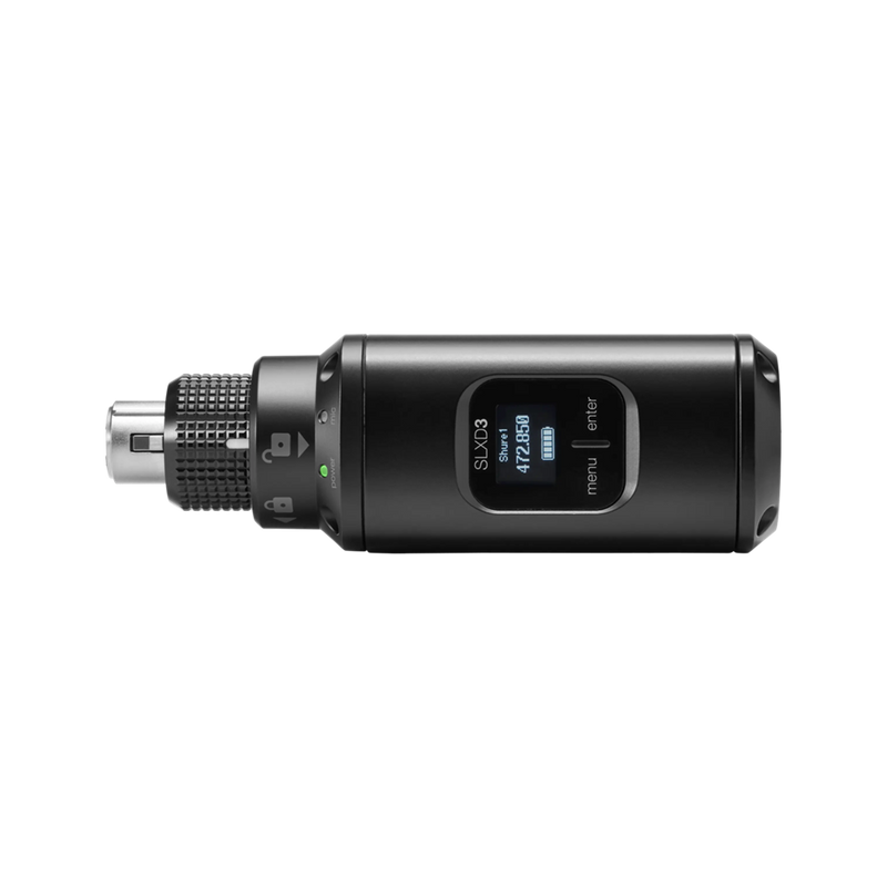 SLXD3-H56 SHURE Digitale draadloze XLR zender (518-562 Mhz, BE)