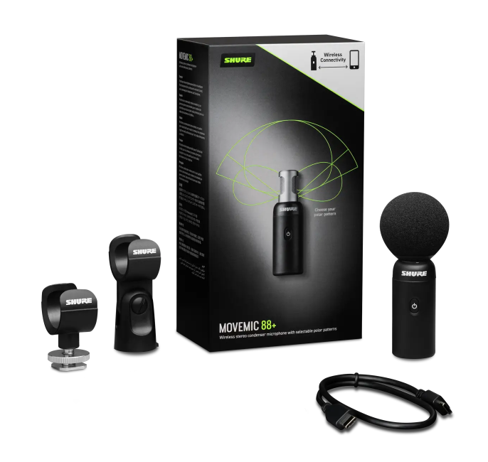MoveMic 88+ Shure Draadloze Videomicrofoon