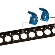 RP-2U/PC8 JV CASE Rackpaneel 2 unit voor 8x stopcontact