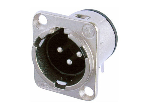 NEUTRIK MALE D-SIZE PRINT MOUNT NAAR ONDER