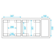 Case voor 2 x Phantom 75 Beam/Spot of 2 x Phantom 95 Dap Audio