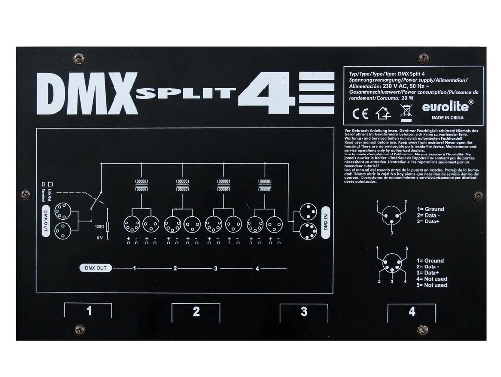 Dmx Split 4 Eurolite 