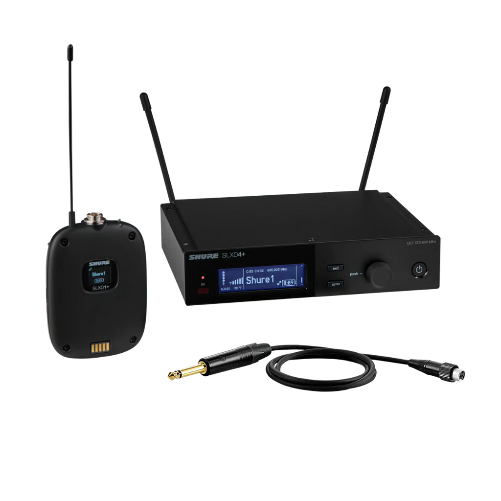 SLXD14+ Shure Draadloos Bodypack-systeem G65 (470-606MHz)