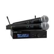 SLXD24D+/58 Shure Dual Draadloos Handheld Systeem G65 (470-606MHz)