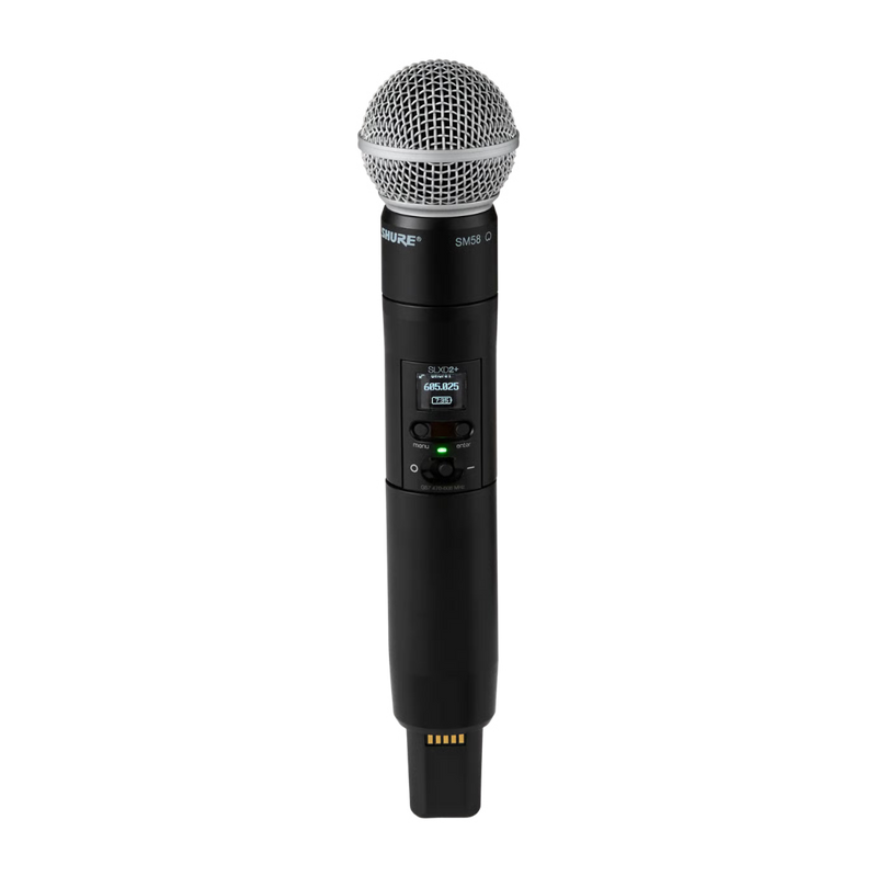 SLXD24D+/58 Shure Dual Draadloos Handheld Systeem G65 (470-606MHz)