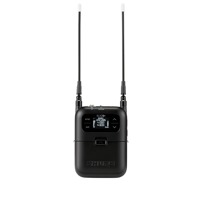 SLXD5+ Shure Draagbare Draadloze Ontvanger G65 (470-606MHz)