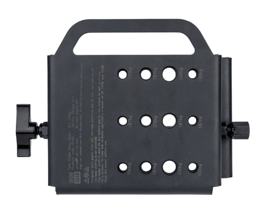 TENTKLEM HEAVY-DUTY SHOWGEAR ELL : 375kg - STAAL - ZWART