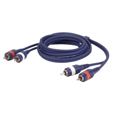 FL2475 DAP-AUDIO -2 RCA Male L/R > 2 RCA Male L/R / 0,75 M