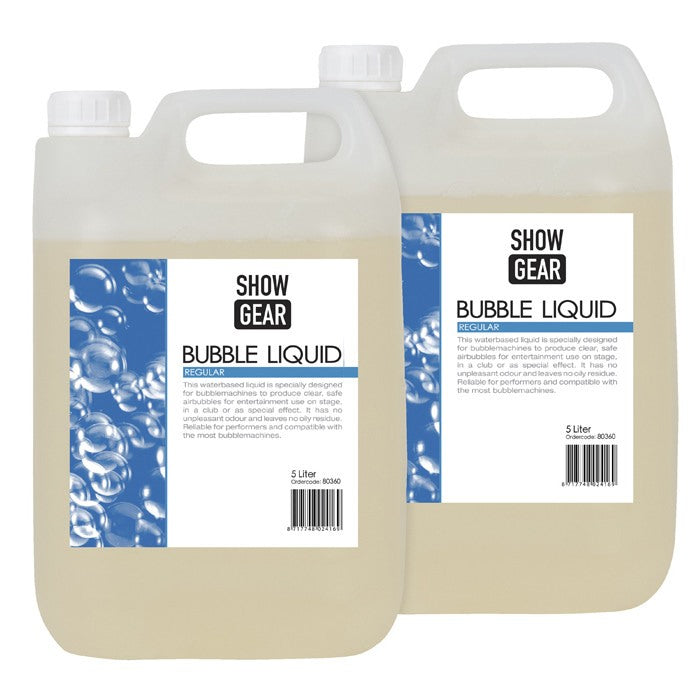 Zeepbellenvloeistof  (klaar voor gebruik) Showgear (5L)