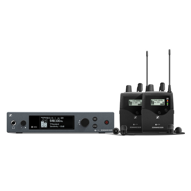 ew IEM G4-TWIN-A Sennheiser Dubbel In-Ear Systeem (516-558 MHz, BE)