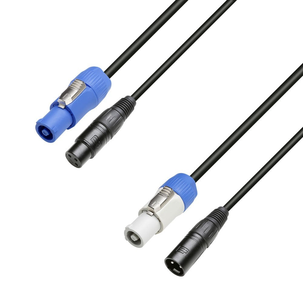 3-Star Adam Hall Combikabel Licht PowerCon/DMX 3p (3m)