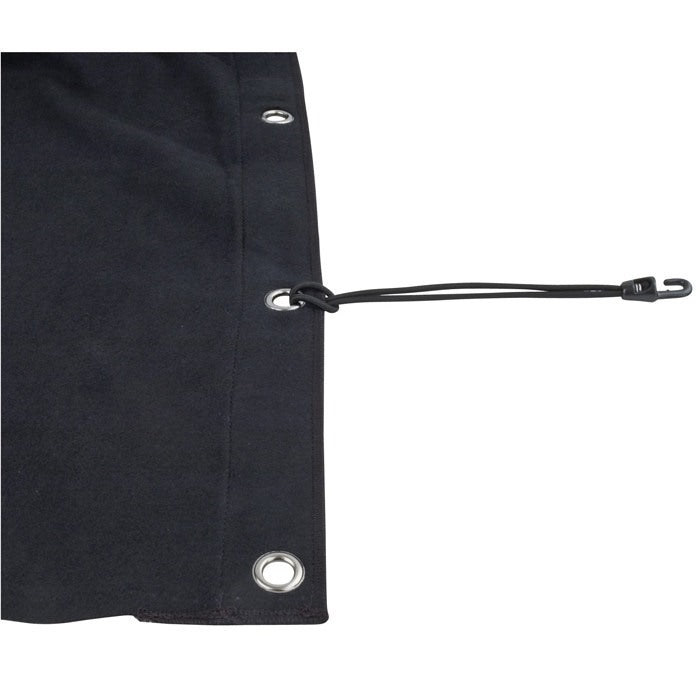 Backdrop Stagemolton Showgear 320 g/m² zwart (6mH x 3mB)