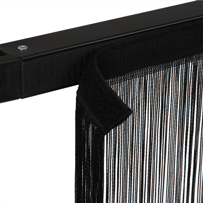 Pipe &amp; Drape Koordgordijn Wentex 300x300 cm (Zwart)