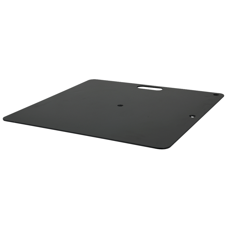 Pipe &amp; Drape Baseplate Wentex 35 x 30 cm (Zwart)