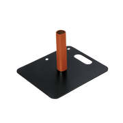 Pipe &amp; Drape Baseplate Wentex 35 x 30 cm (Zwart)