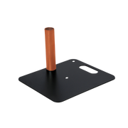 Pipe &amp; Drape Baseplate Wentex 35 x 30 cm (Zwart)