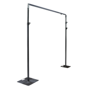 Pipe &amp; Drape Baseplate Wentex 45 x 45 cm (Zwart)