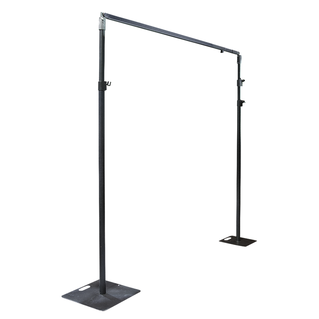 Pipe &amp; Drape Baseplate Wentex 45 x 45 cm (Zwart)