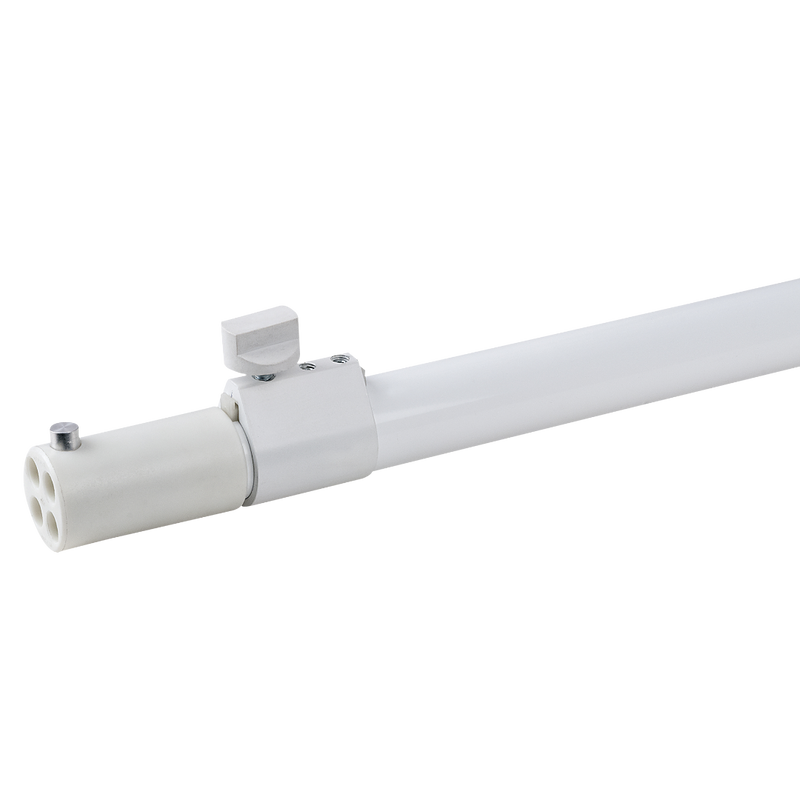 Pipe &amp; Drape Staander Wentex Telescopische Upright 2 Secties 180-300 cm (Wit)