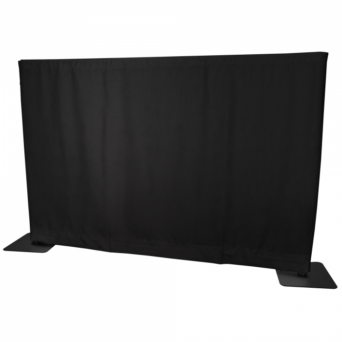 Pipe &amp; Drape Doek Wentex Gordijn MGS 280x120 cm Ongeplooid (Zwart)