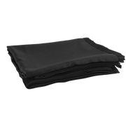 Pipe &amp; Drape Doek Wentex Gordijn MGS 330x120 cm Geplooid (Zwart)