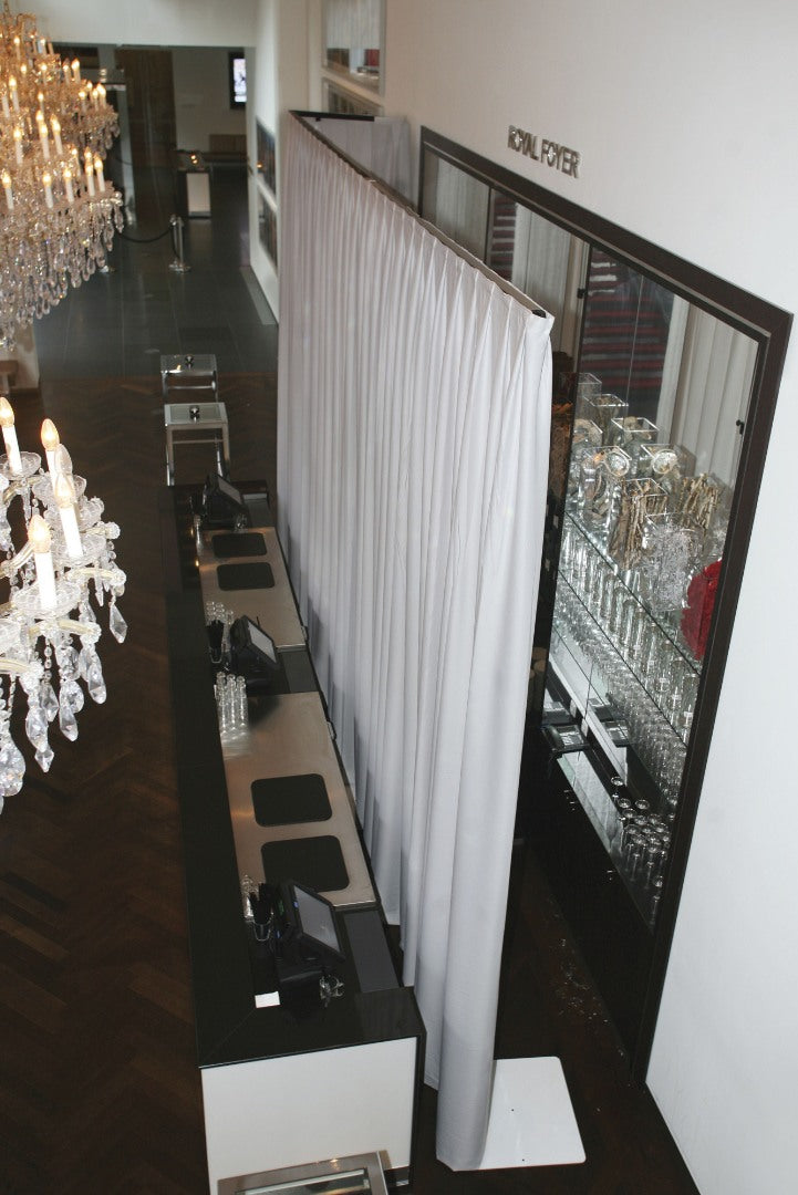 Pipe &amp; Drape Doek Wentex Gordijn MGS 330x250 cm Geplooid (Wit)