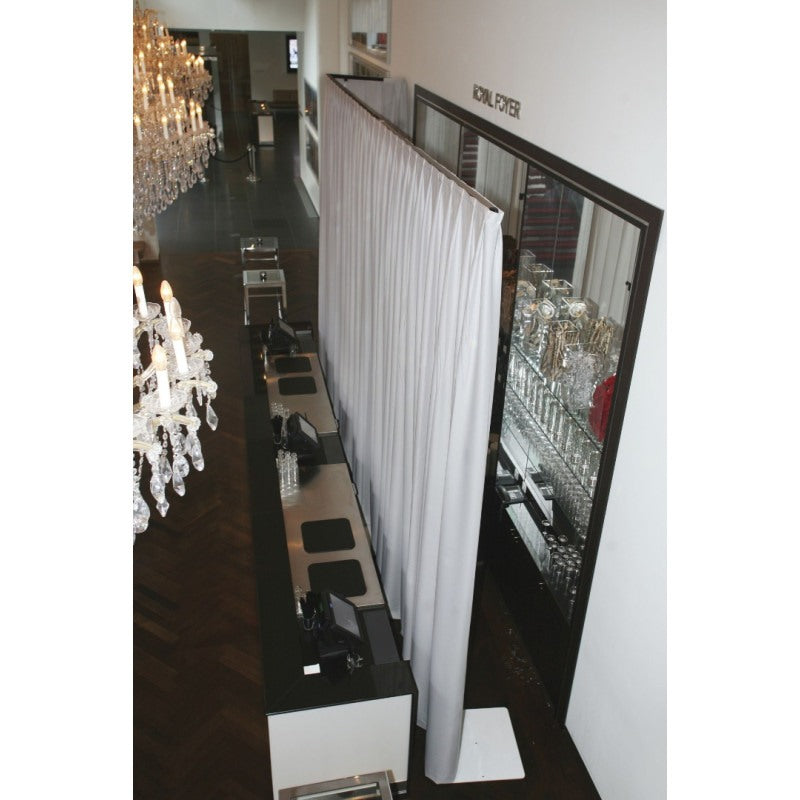 Pipe &amp; Drape Doek Wentex Gordijn MGS 330x400 cm Geplooid (Wit)