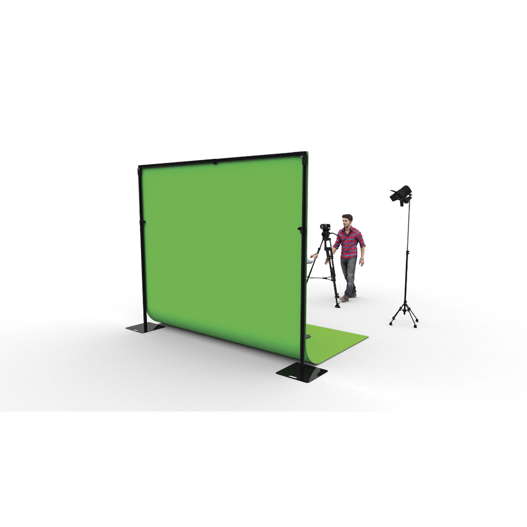 Pipe &amp; Drape Chromakey Wentex Greenscreen 590x300 cm