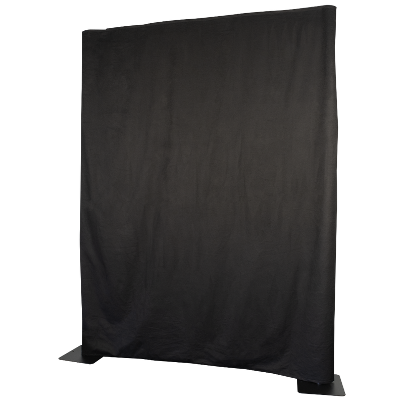 Pipe &amp; Drape Doek Wentex Gordijn Molton 330x400 cm Ongeplooid (Zwart)