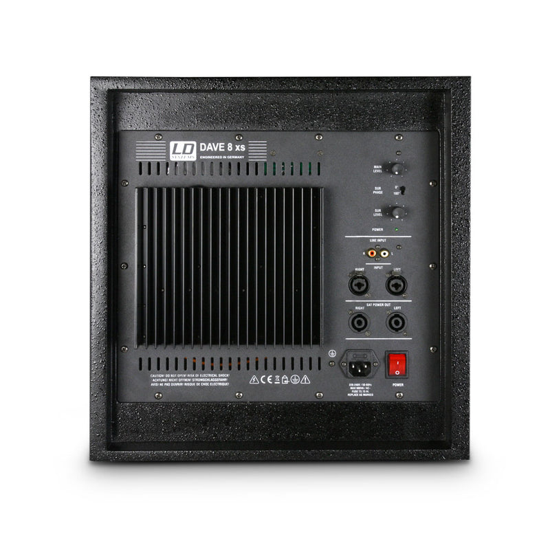 DAVE 8 XS LD Systems 2.1 geluidssysteem (Zwart) 