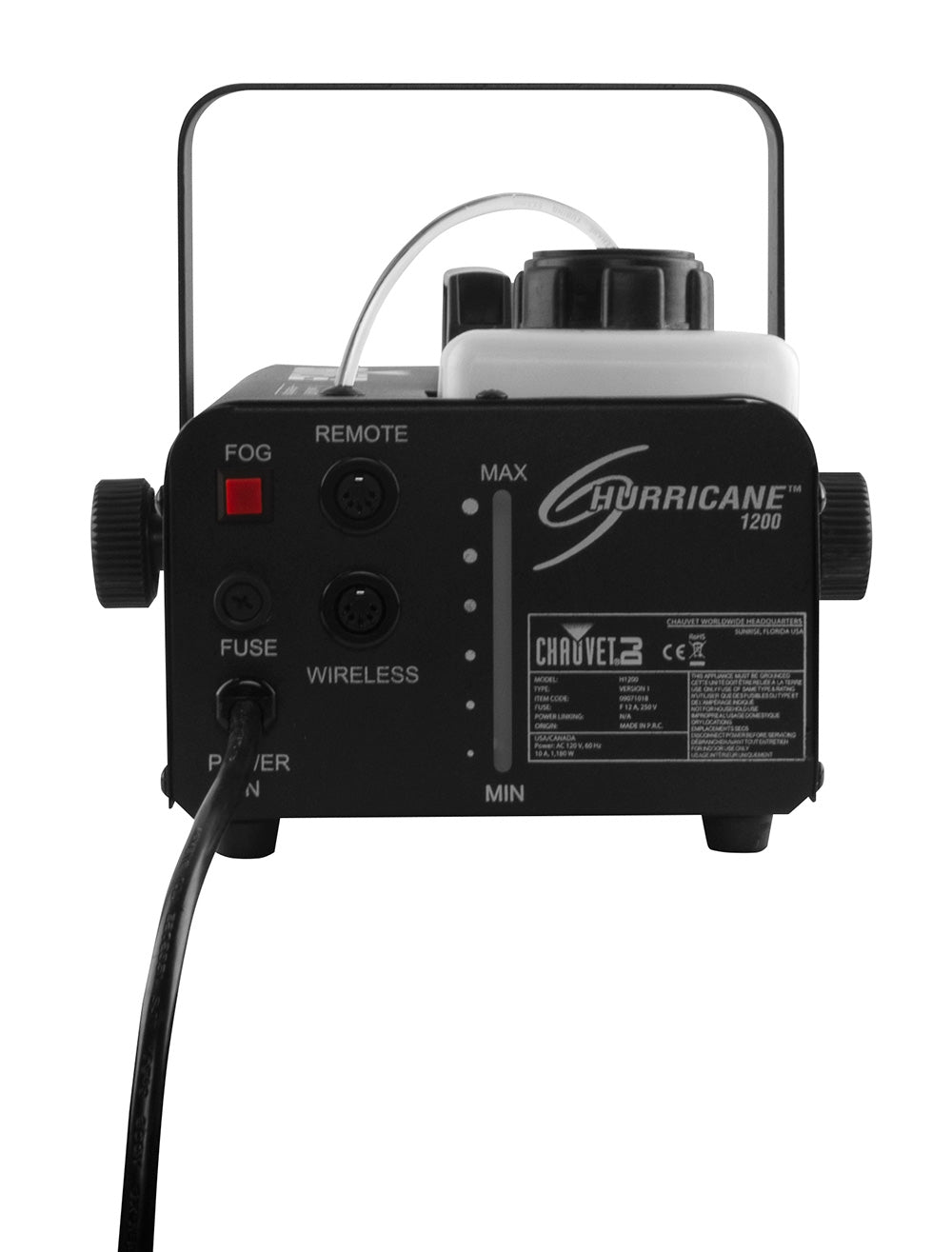 HURRICANE 1200 CHAUVET DJ Rookmachine