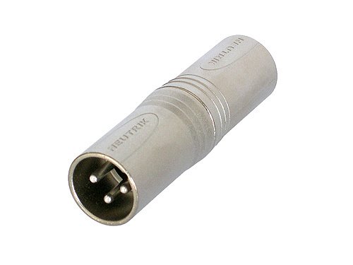 NEUTRIK ADAPTOR XLR 3P. MANN. --> XLR 3P. MANN. NEUTRIK
