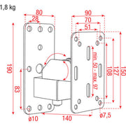 COMPACT SPEAKER WALLBRACKET DAP