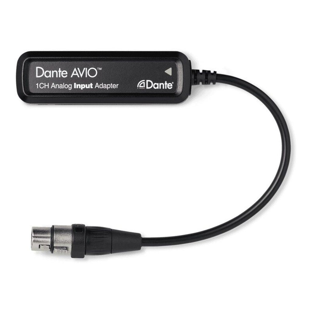 ADP-DAI-AU-1X0 Audinate Dante AVIO - 1-kanaals Analoge ingang Adapter XLR V