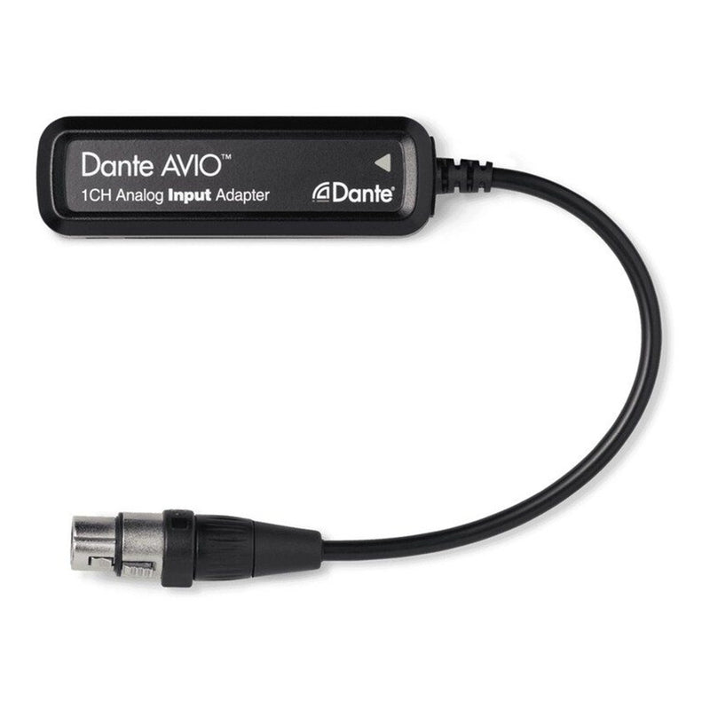 ADP-DAI-AU-1X0 Audinate Dante AVIO - 1-kanaals Analoge ingang Adapter XLR V
