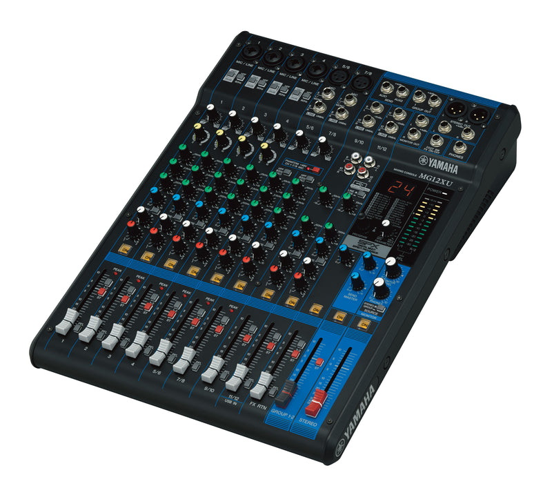 MG12XU YAMAHA 12-kanaals analoge mengtafel met FX