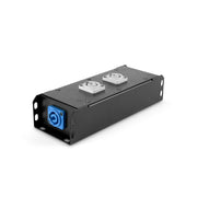 PRO PORT 2 PCON Adam Hall Verdeeldoos Powercon Blauw - 3x Grijs
