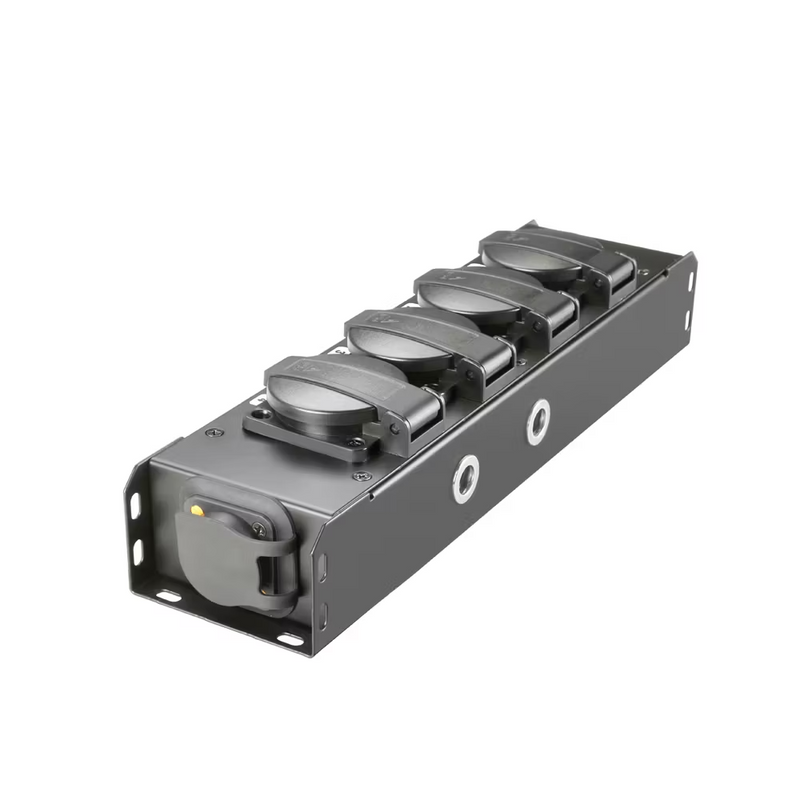 PRO PORT 4 T Adam Hall Verdeeldoos Powercon True1 In/Uit - 4x Schuko (NL)