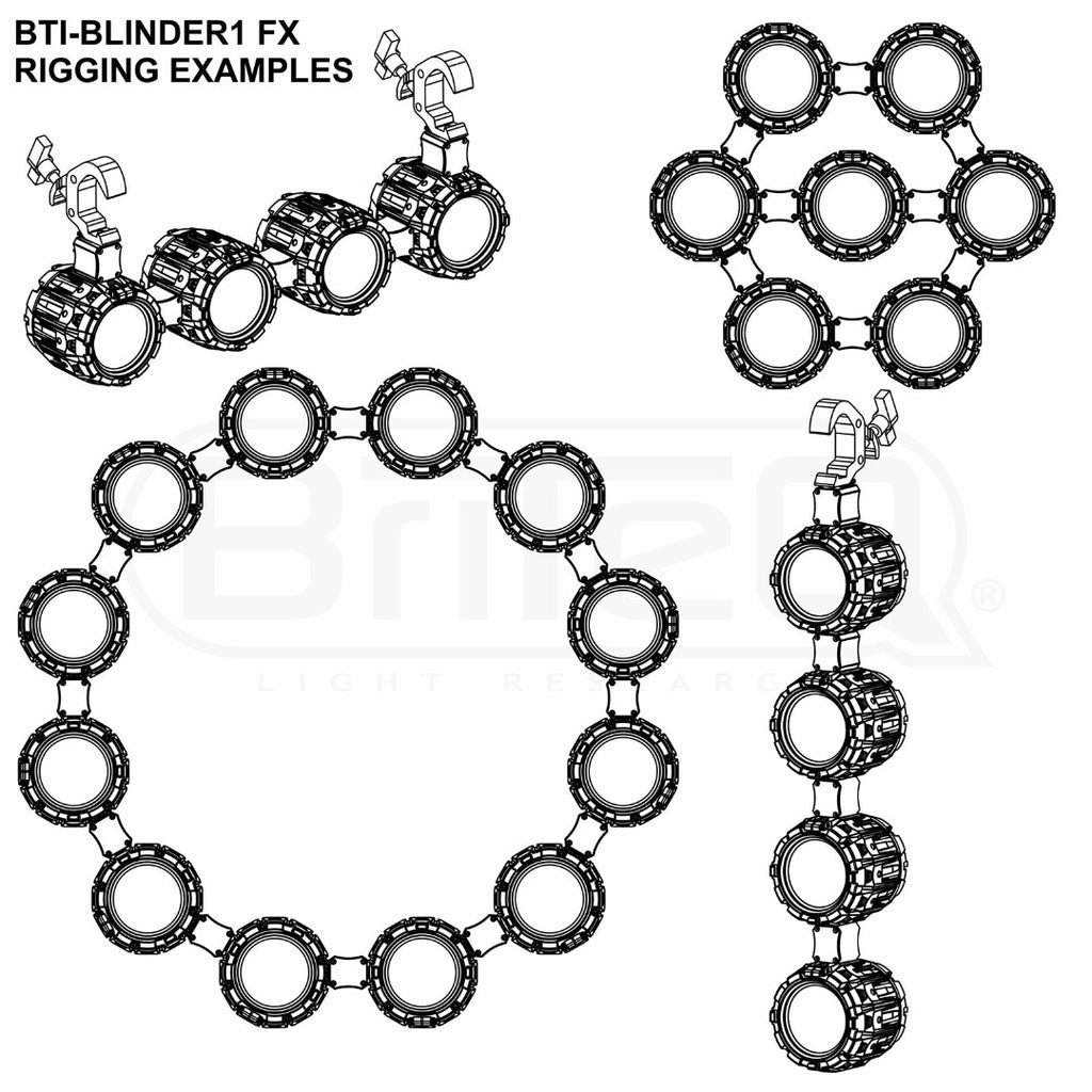 BTI-BLINDER1 FX Briteq LED Blinder 70W IP65