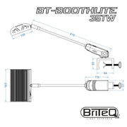 BT-BoothLite 35TW Briteq LEDarmatuur voor Beurstands