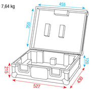 DCA-TT1 TURNTABLE PRO FLIGHTCASE DAP AUDIO