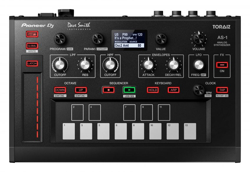 TORAIZ AS-1 Pioneer DJ Bass synthesizer 