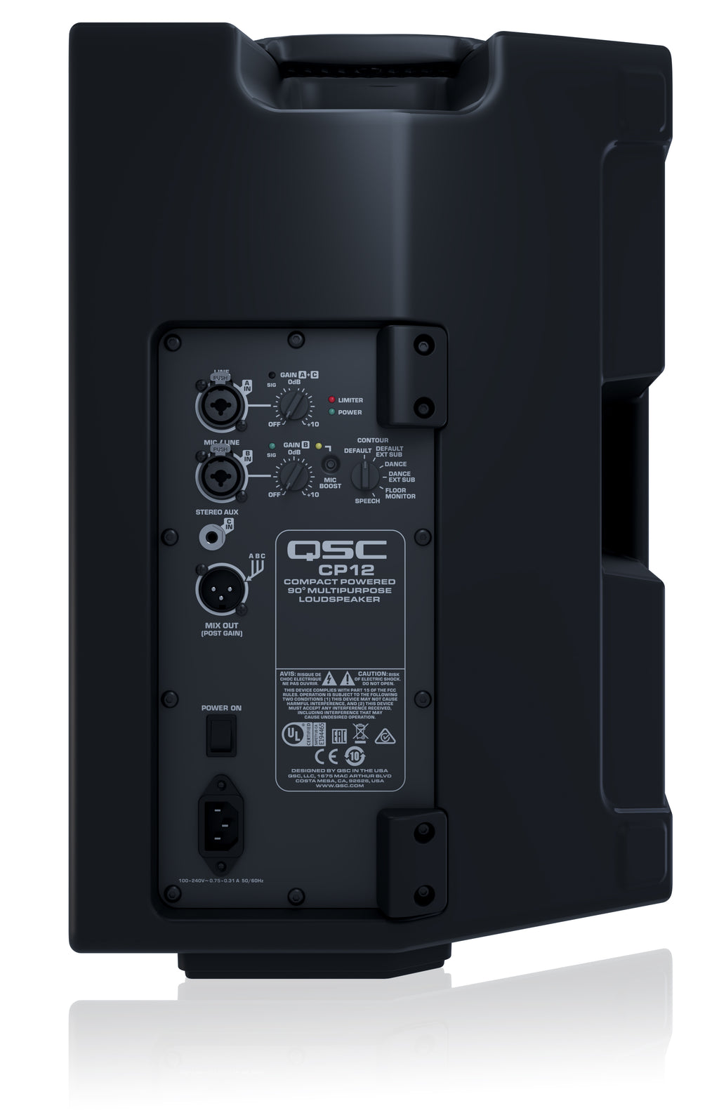 CP12 QSC Actieve Luidspreker 12-inch