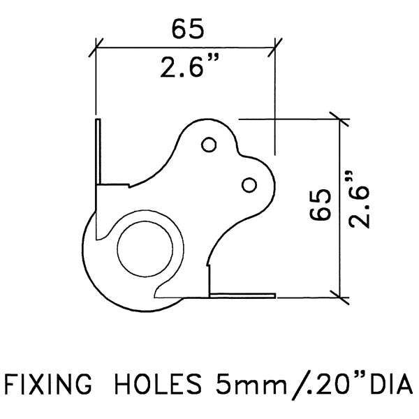 C1384Z 3-benige Hoek Zinc Stapelbaar Penn Elcom