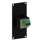 CASY122/B Caymon 1 Unit Afdekplaat met XLR 3p Mannelijk naar Terminalblok