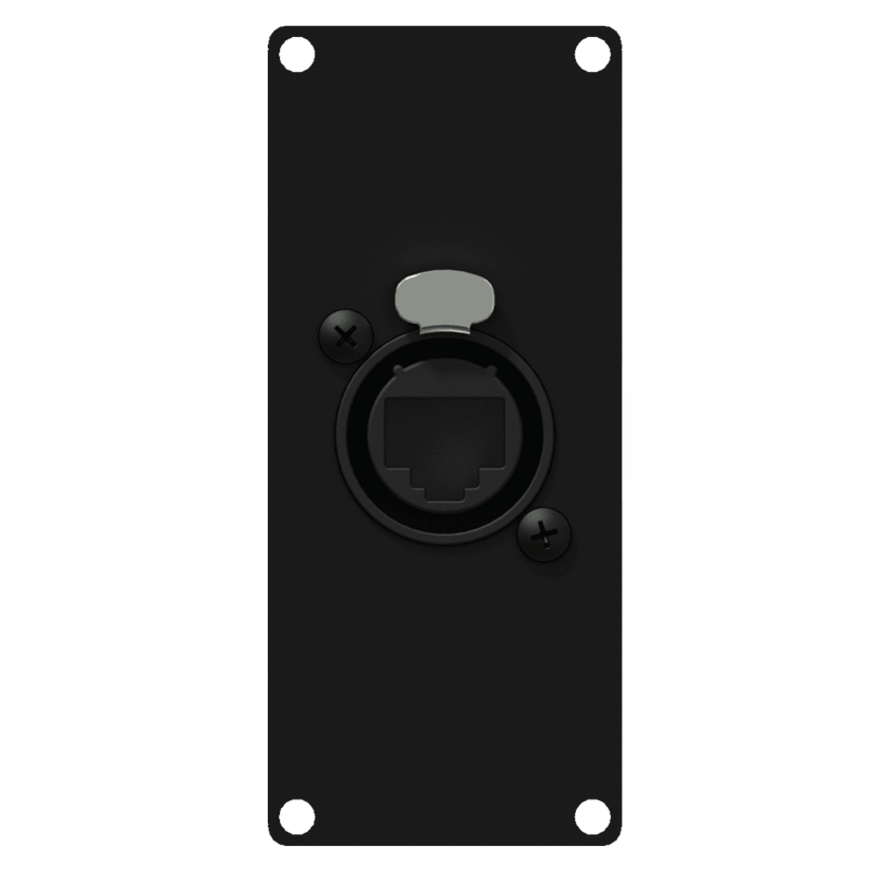 CASY167/B Caymon 1 Unit Afdekplaat met EtherCON naar RJ-45