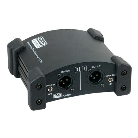 PDI-200 DAP AUDIO STEREO PASSIVE DI BOX