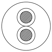 CLS225-CCA/1 Procab Luidsprekerkabel 2 x 2.5mm Halogeenvrij (100m)
