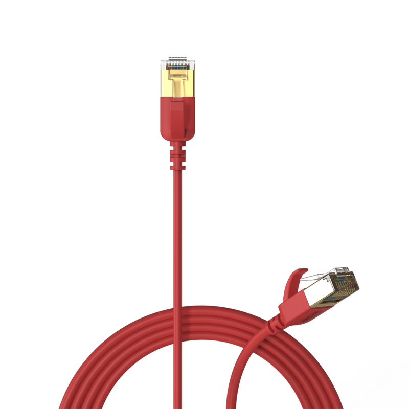 CSD570R/0.5 Procab Slimline Netwerkkabel CAT7 RJ45 Rood (0.5 m)