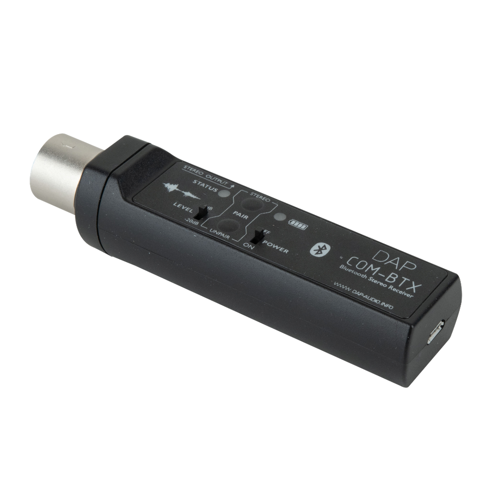 COM-BTX BT 5.0 DAP Bluetooth Ontvanger met XLR